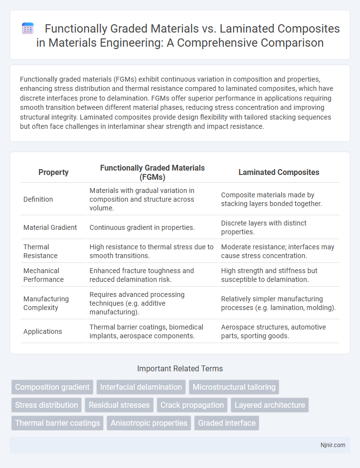 Functionally Graded Materials vs. Laminated Composites in Materials Engineering: A Comprehensive Comparison