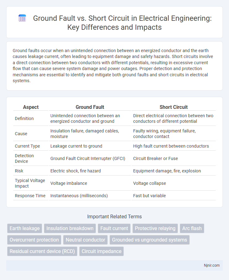Ground Fault vs. Short Circuit in Electrical Engineering: Key Differences and Impacts