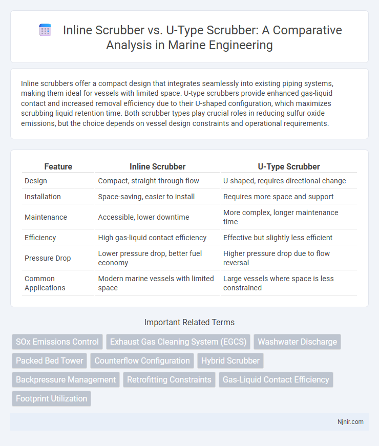 Inline Scrubber vs. U-Type Scrubber: A Comparative Analysis in Marine Engineering