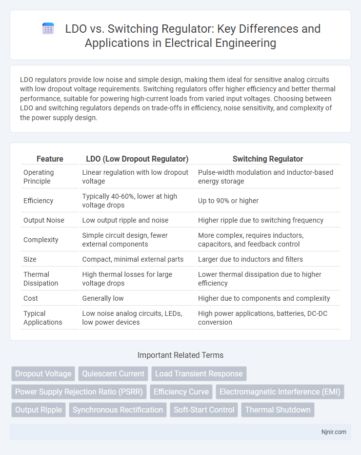 LDO vs. Switching Regulator: Key Differences and Applications in Electrical Engineering