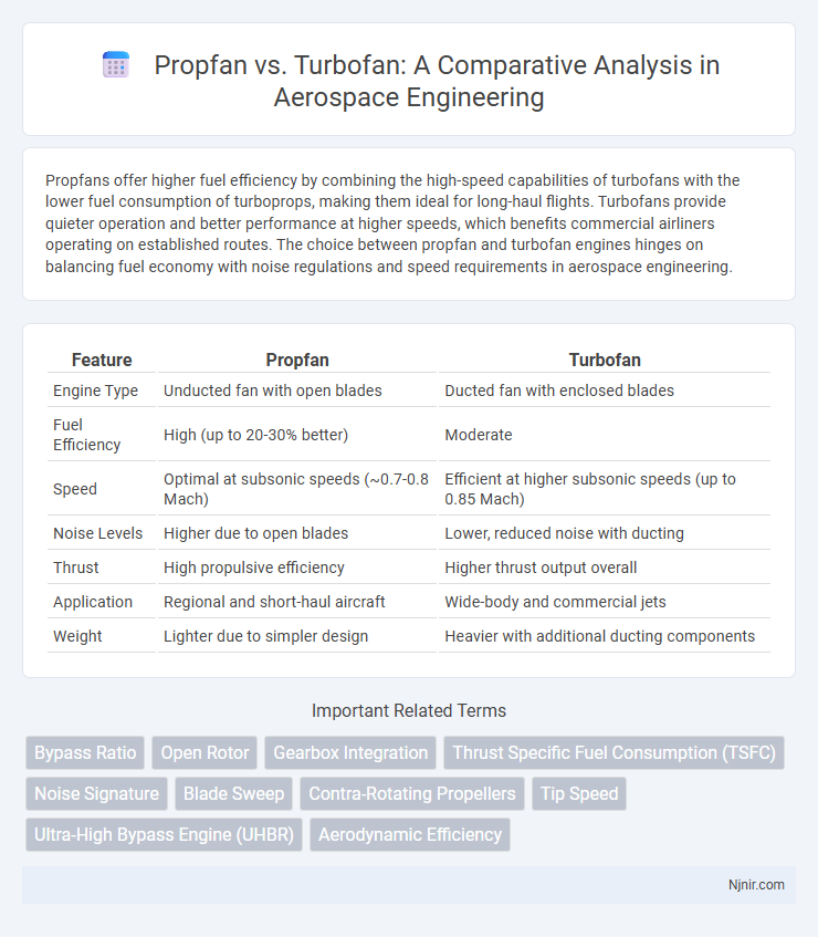 Propfan vs. Turbofan: A Comparative Analysis in Aerospace Engineering