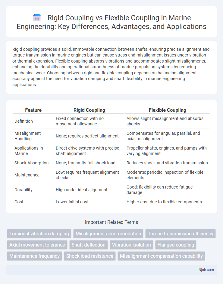 Rigid Coupling vs Flexible Coupling in Marine Engineering: Key Differences, Advantages, and Applications