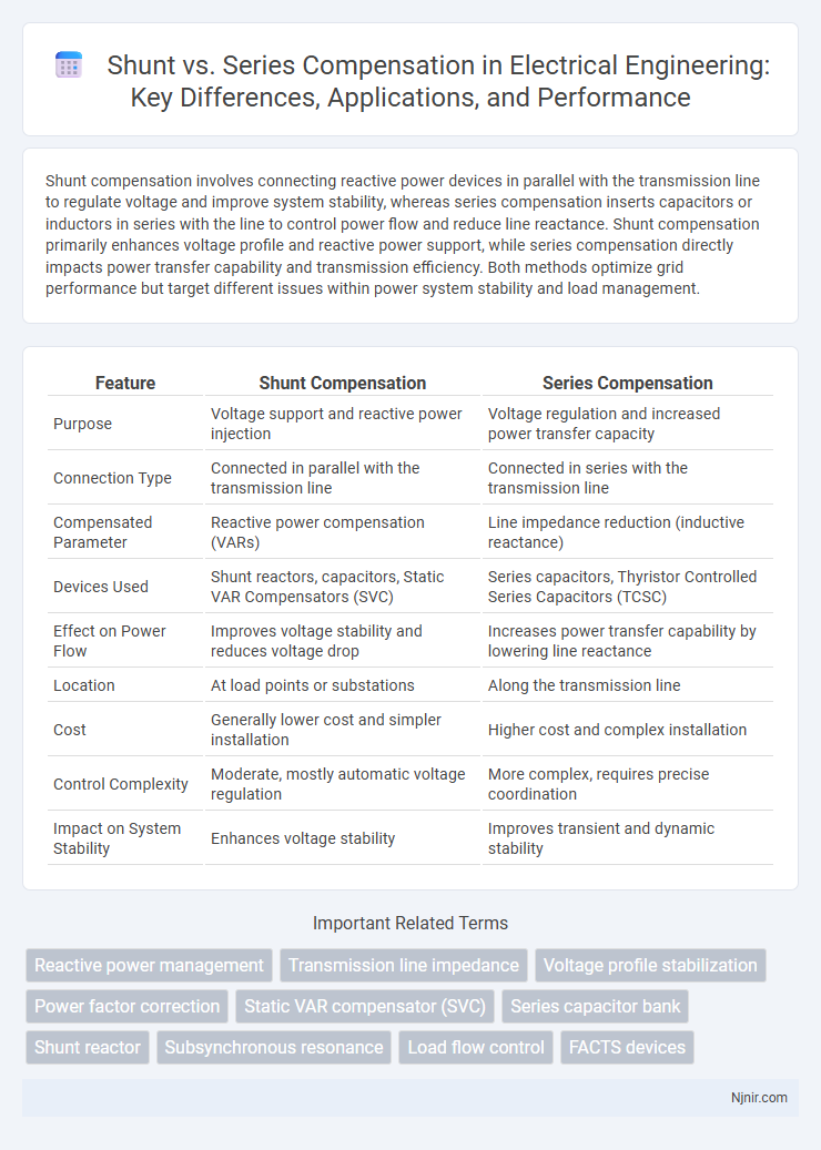 Shunt vs. Series Compensation in Electrical Engineering: Key Differences, Applications, and Performance