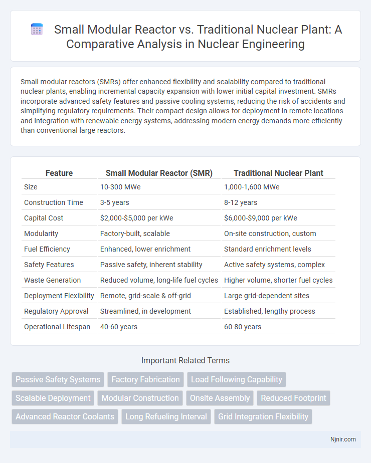 Small Modular Reactor vs. Traditional Nuclear Plant: A Comparative Analysis in Nuclear Engineering