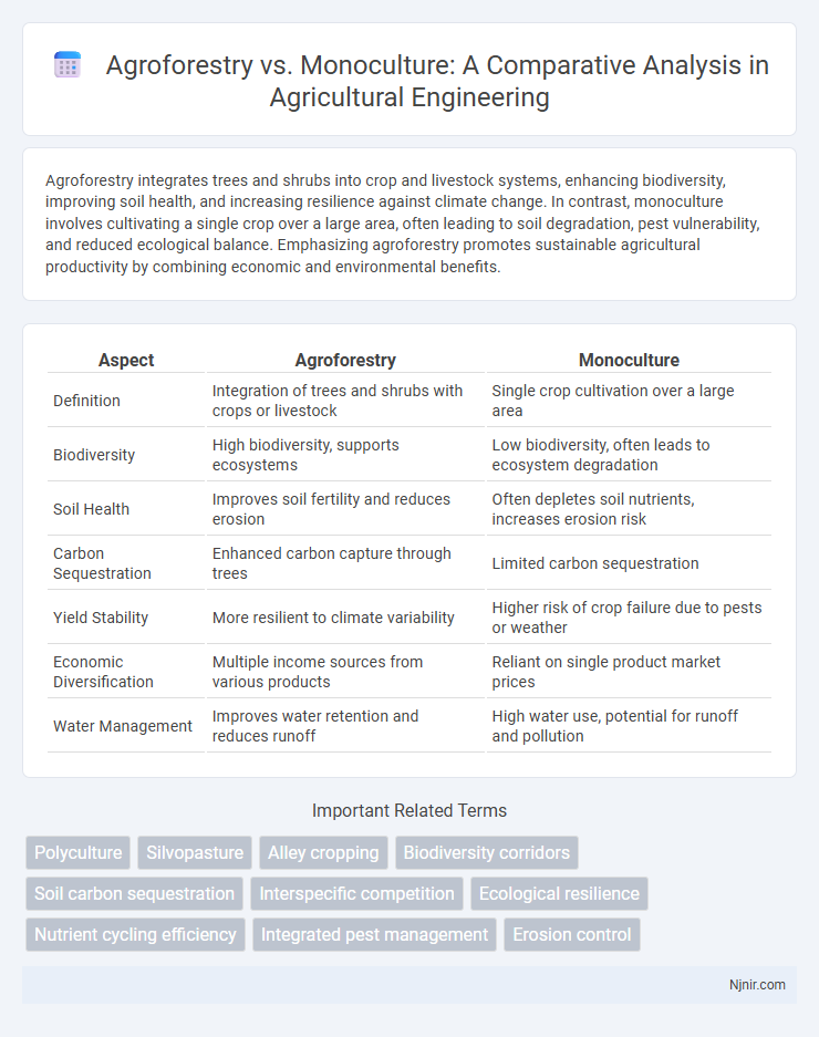 Agroforestry vs. Monoculture: A Comparative Analysis in Agricultural Engineering