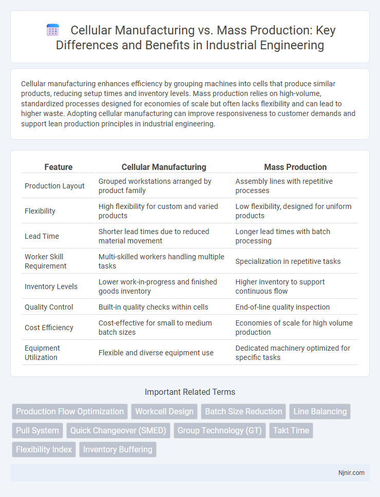 Cellular Manufacturing vs. Mass Production: Key Differences and Benefits in Industrial Engineering