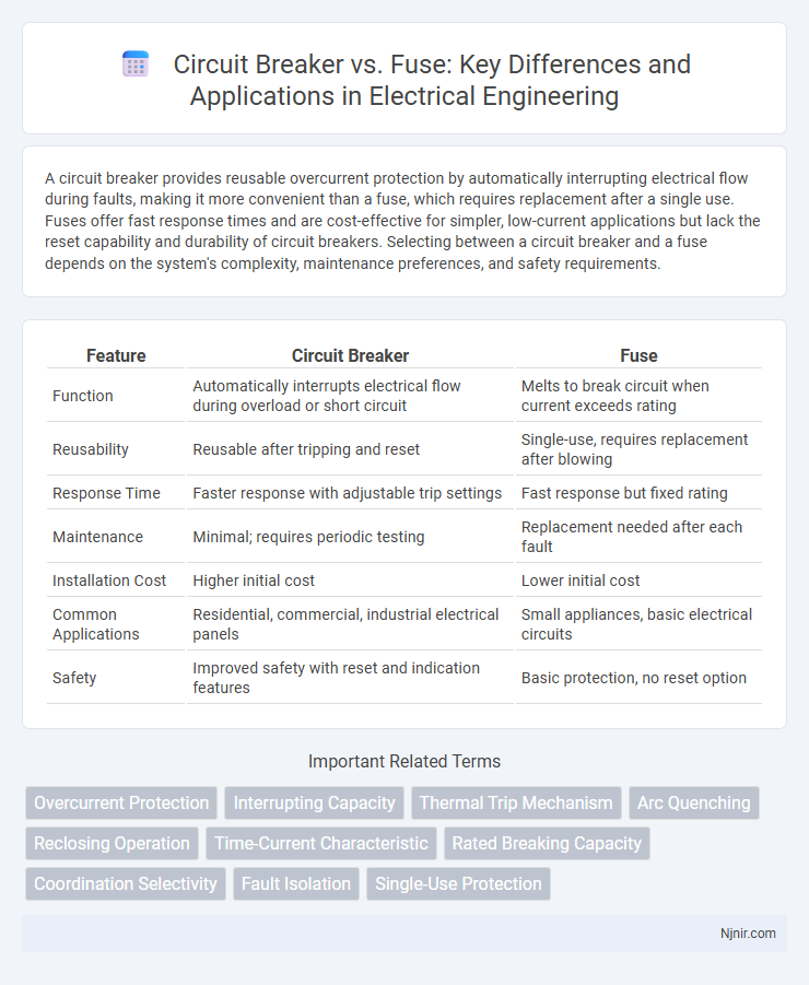 Circuit Breaker vs. Fuse: Key Differences and Applications in Electrical Engineering