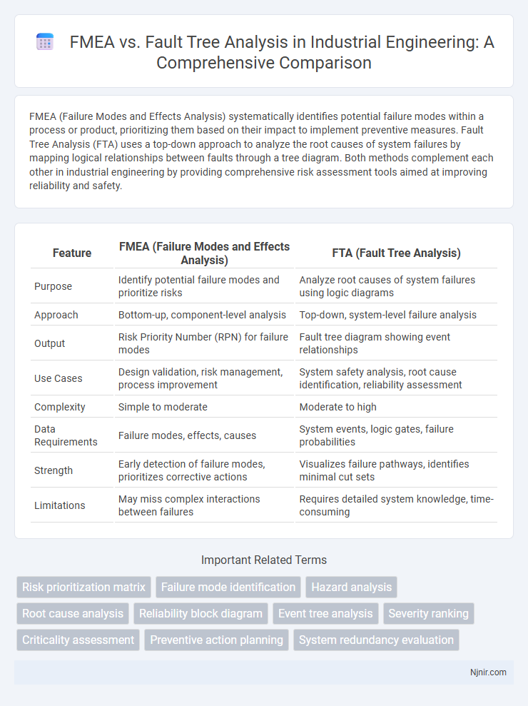 FMEA vs. Fault Tree Analysis in Industrial Engineering: A Comprehensive Comparison