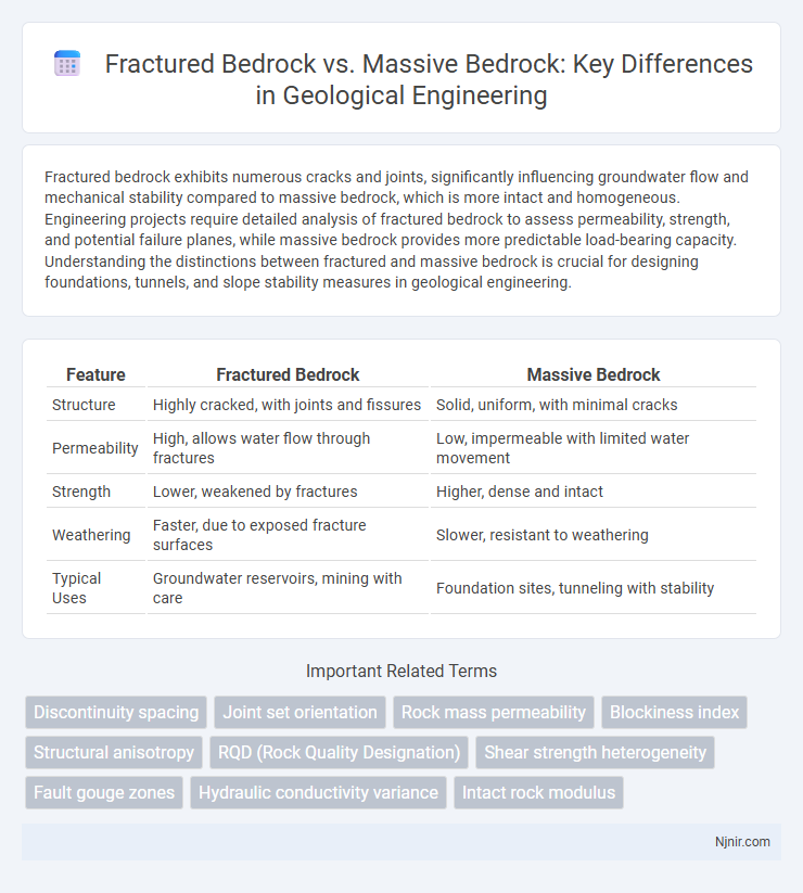 Fractured Bedrock vs. Massive Bedrock: Key Differences in Geological Engineering
