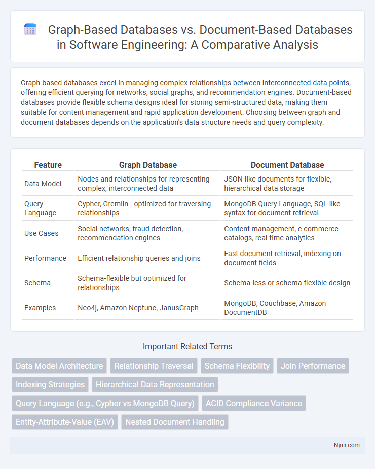 Graph-Based Databases vs. Document-Based Databases in Software Engineering: A Comparative Analysis