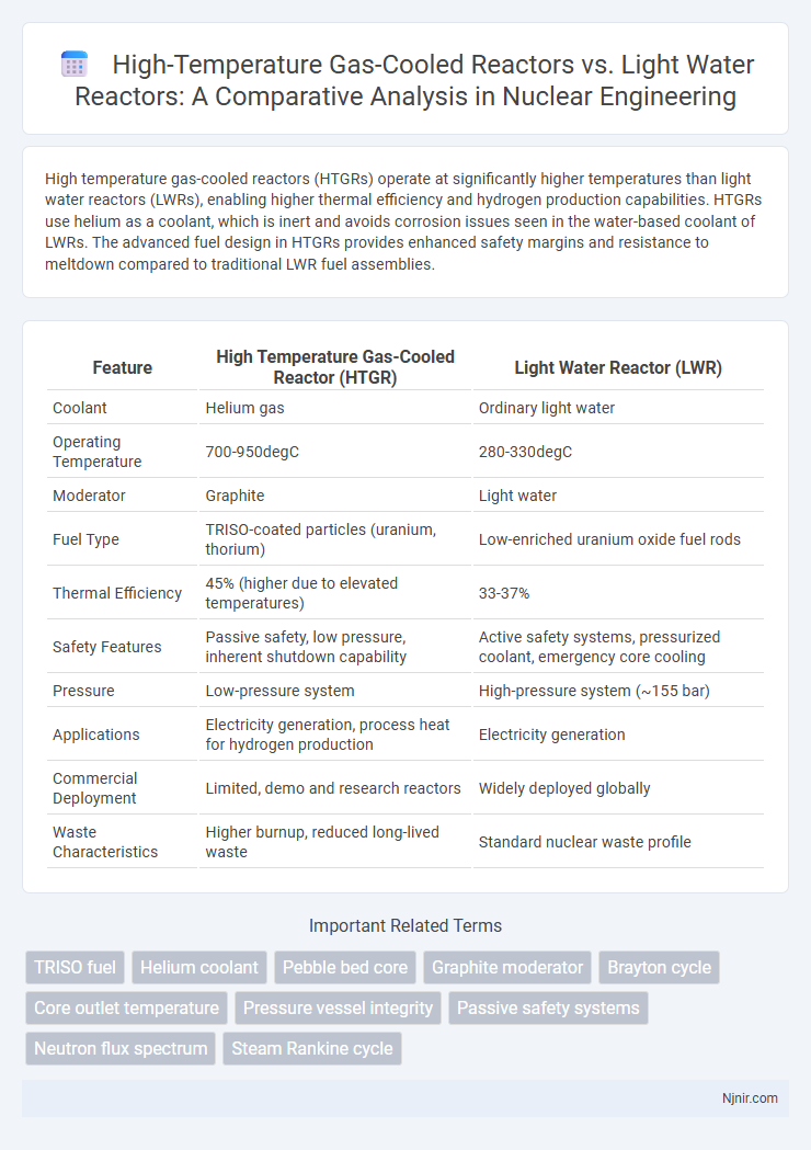 High-Temperature Gas-Cooled Reactors vs. Light Water Reactors: A Comparative Analysis in Nuclear Engineering
