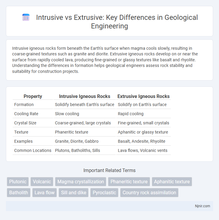 Intrusive vs Extrusive: Key Differences in Geological Engineering