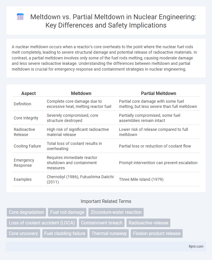 Meltdown vs. Partial Meltdown in Nuclear Engineering: Key Differences and Safety Implications