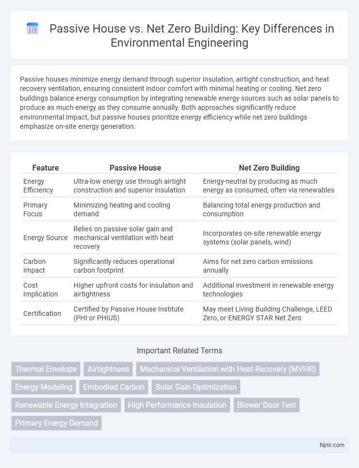 Passive House vs. Net Zero Building: Key Differences in Environmental Engineering