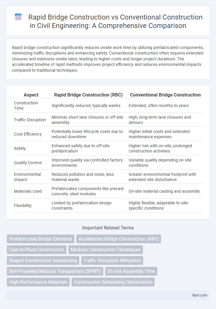 Rapid Bridge Construction vs Conventional Construction in Civil Engineering: A Comprehensive Comparison