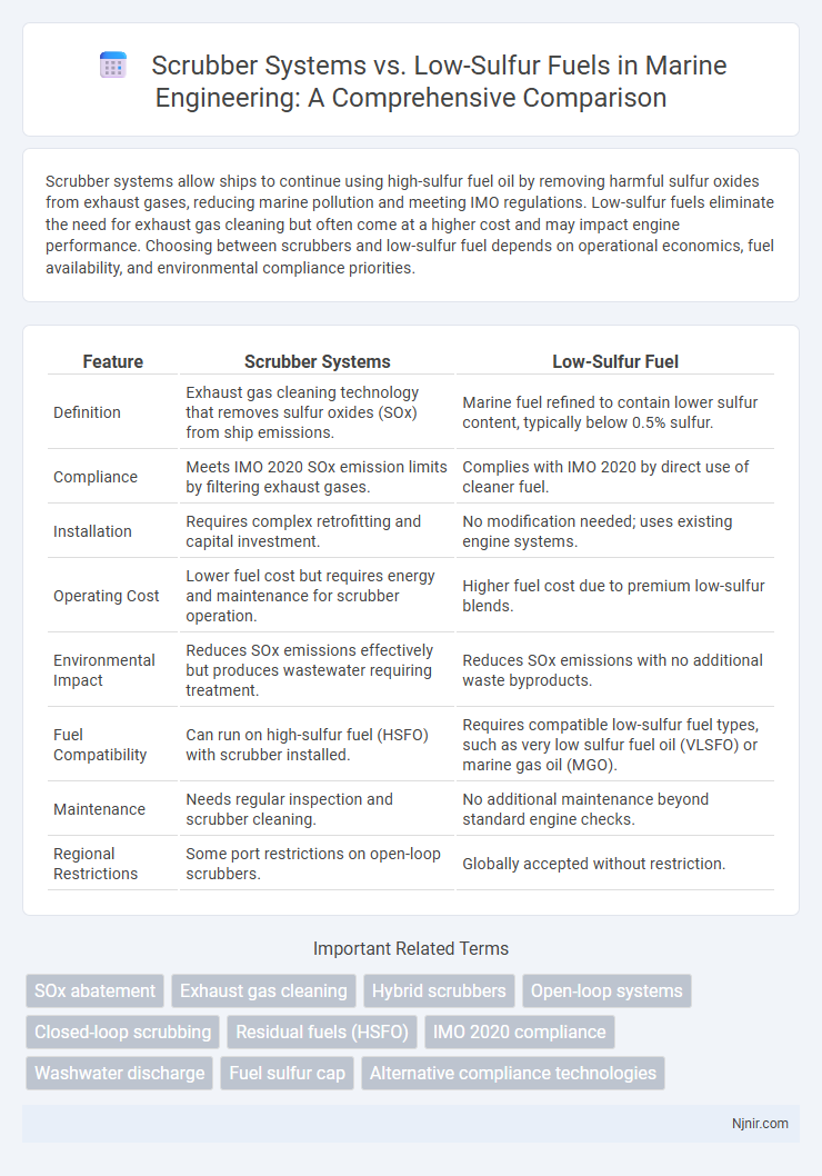 Scrubber Systems vs. Low-Sulfur Fuels in Marine Engineering: A Comprehensive Comparison