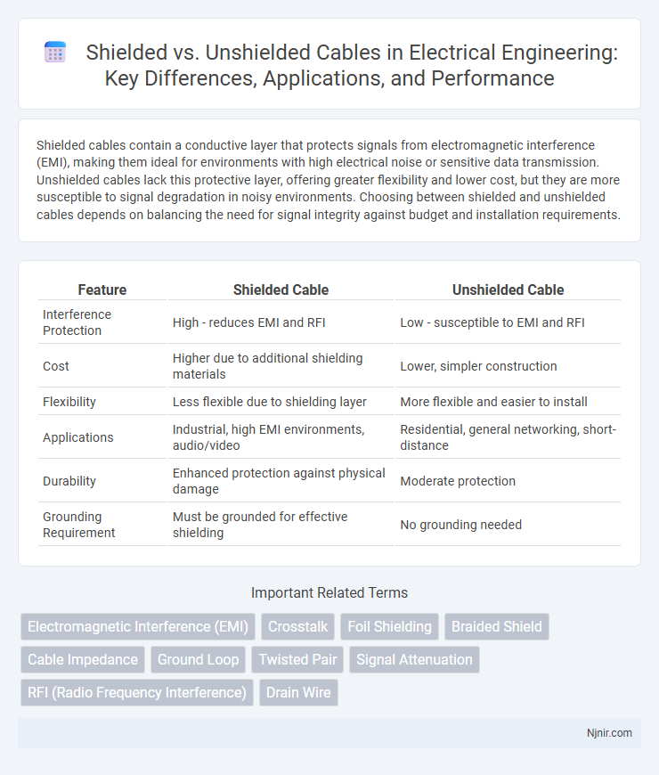 Shielded vs. Unshielded Cables in Electrical Engineering: Key Differences, Applications, and Performance