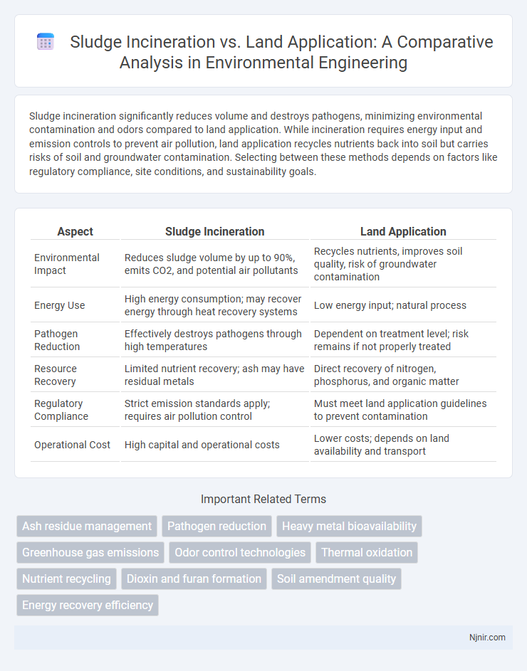 Sludge Incineration vs. Land Application: A Comparative Analysis in Environmental Engineering