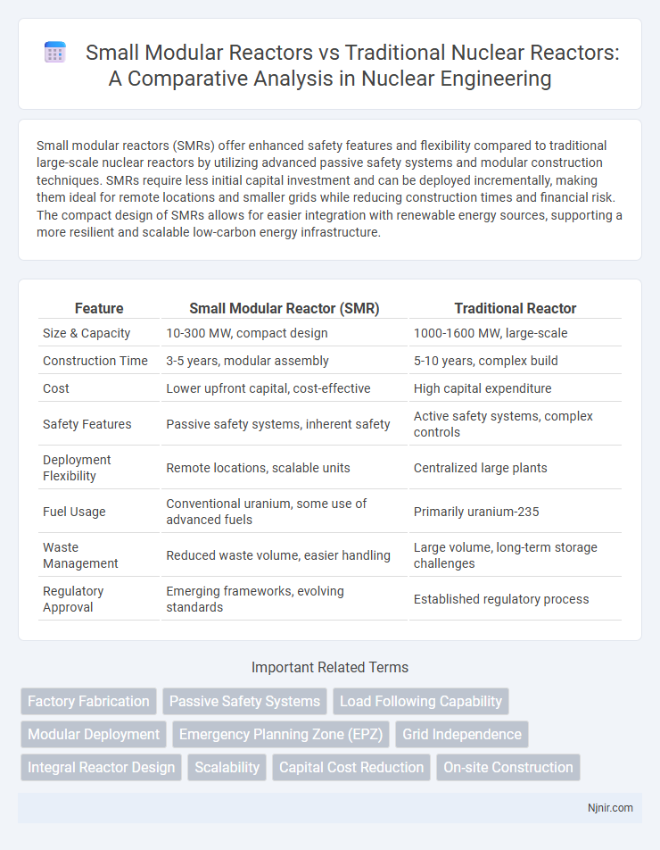 Small Modular Reactors vs Traditional Nuclear Reactors: A Comparative Analysis in Nuclear Engineering