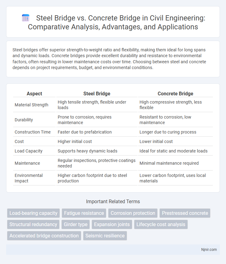 Steel Bridge vs. Concrete Bridge in Civil Engineering: Comparative Analysis, Advantages, and Applications