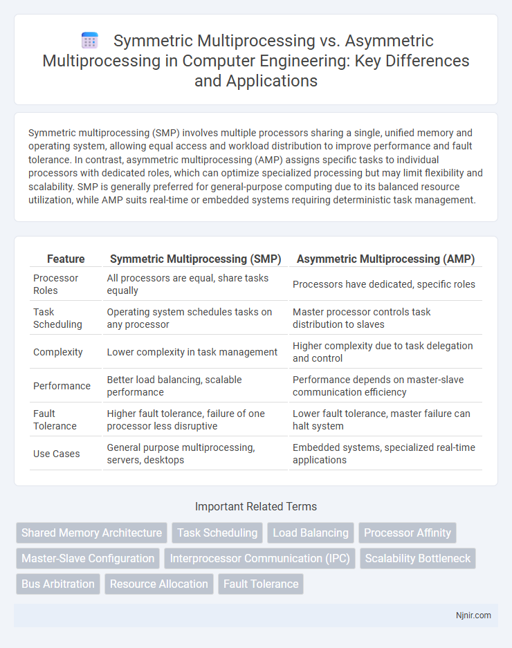 Symmetric Multiprocessing vs. Asymmetric Multiprocessing in Computer Engineering: Key Differences and Applications