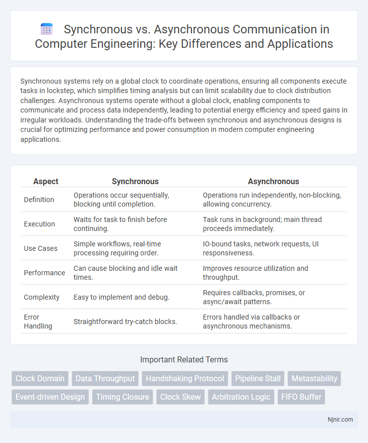 Synchronous vs. Asynchronous Communication in Computer Engineering: Key Differences and Applications