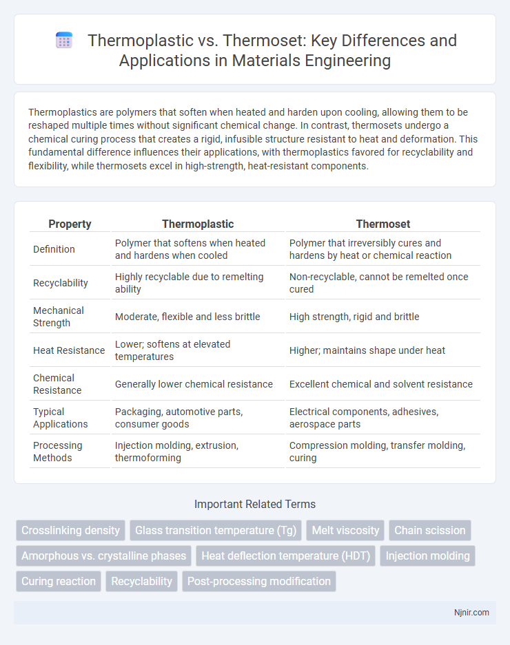 Thermoplastic vs. Thermoset: Key Differences and Applications in Materials Engineering