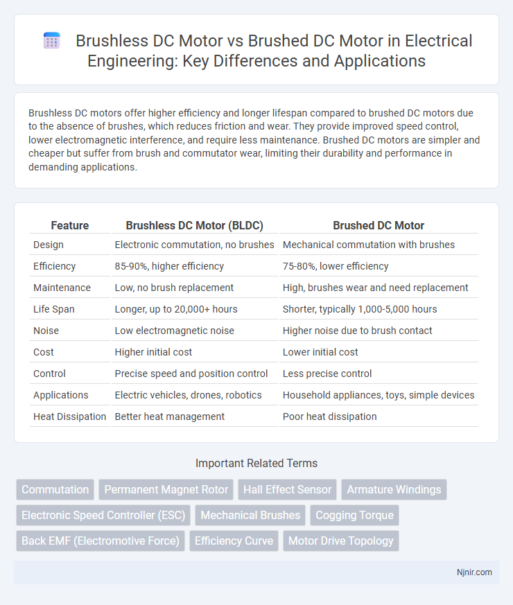 Brushless DC Motor vs Brushed DC Motor in Electrical Engineering: Key Differences and Applications