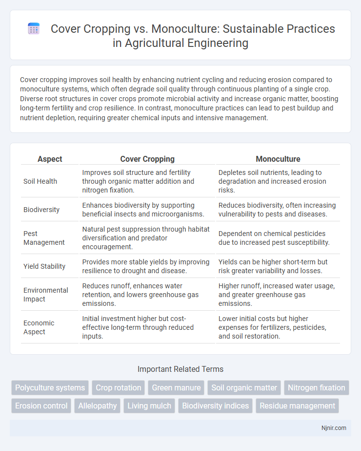 Cover Cropping vs. Monoculture: Sustainable Practices in Agricultural Engineering