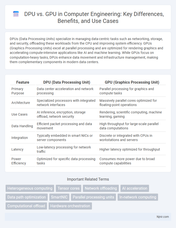 DPU vs. GPU in Computer Engineering: Key Differences, Benefits, and Use Cases