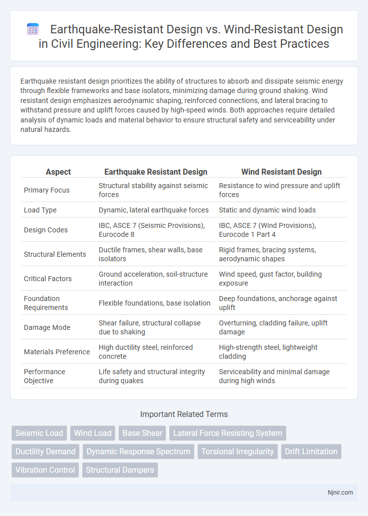 Earthquake-Resistant Design vs. Wind-Resistant Design in Civil Engineering: Key Differences and Best Practices
