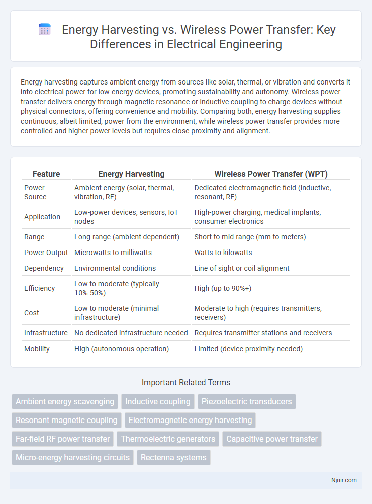 Energy Harvesting vs. Wireless Power Transfer: Key Differences in Electrical Engineering