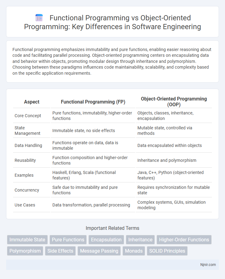 Functional Programming vs Object-Oriented Programming: Key Differences in Software Engineering