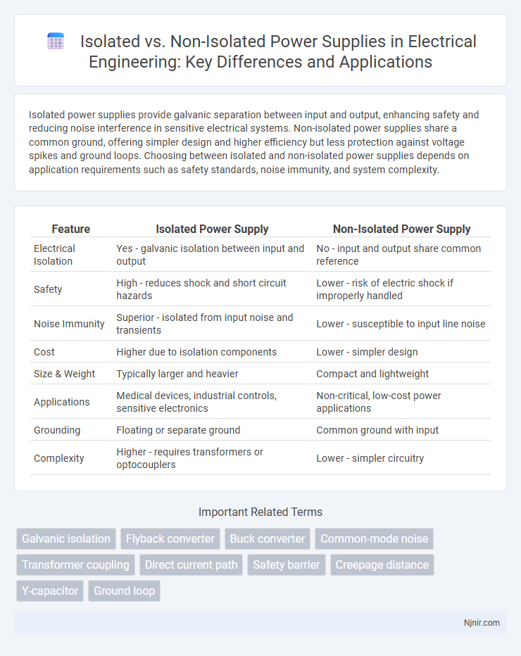 Isolated vs. Non-Isolated Power Supplies in Electrical Engineering: Key Differences and Applications