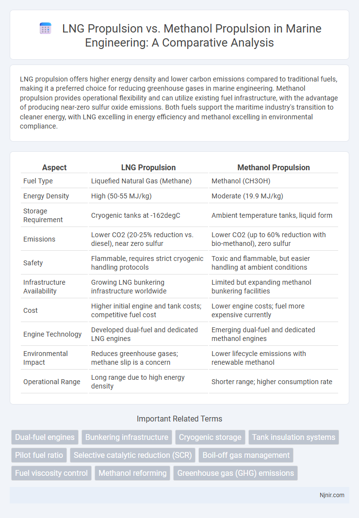 LNG Propulsion vs. Methanol Propulsion in Marine Engineering: A Comparative Analysis