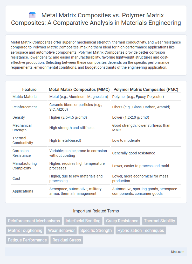 Metal Matrix Composites vs. Polymer Matrix Composites: A Comparative Analysis in Materials Engineering