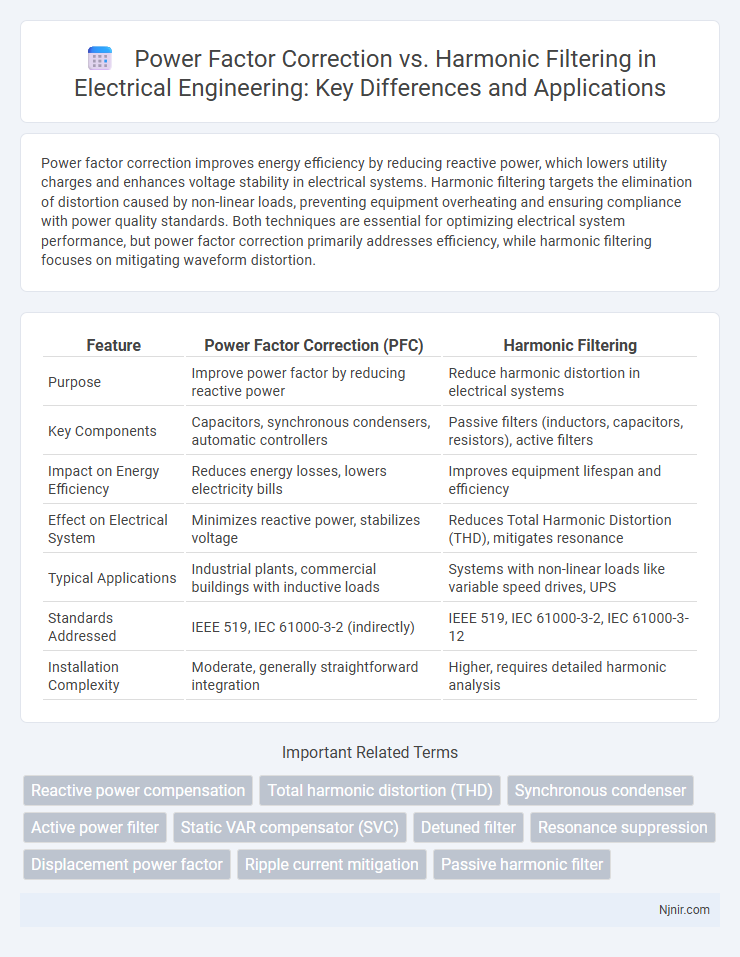 Power Factor Correction vs. Harmonic Filtering in Electrical Engineering: Key Differences and Applications