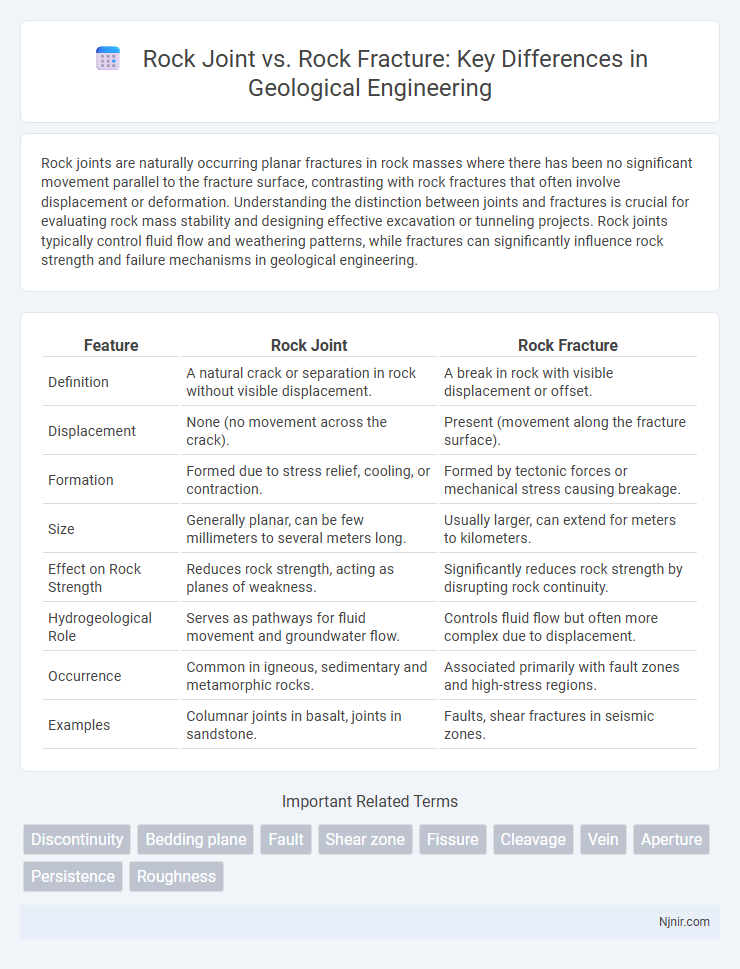 Rock Joint vs. Rock Fracture: Key Differences in Geological Engineering