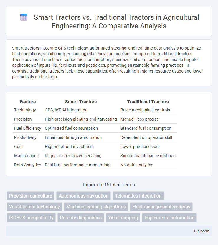 Smart Tractors vs. Traditional Tractors in Agricultural Engineering: A Comparative Analysis