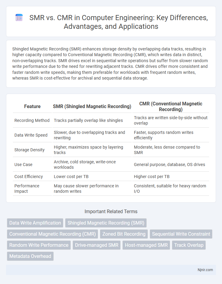SMR vs. CMR in Computer Engineering: Key Differences, Advantages, and Applications