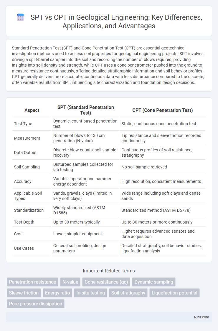 SPT vs CPT in Geological Engineering: Key Differences, Applications, and Advantages