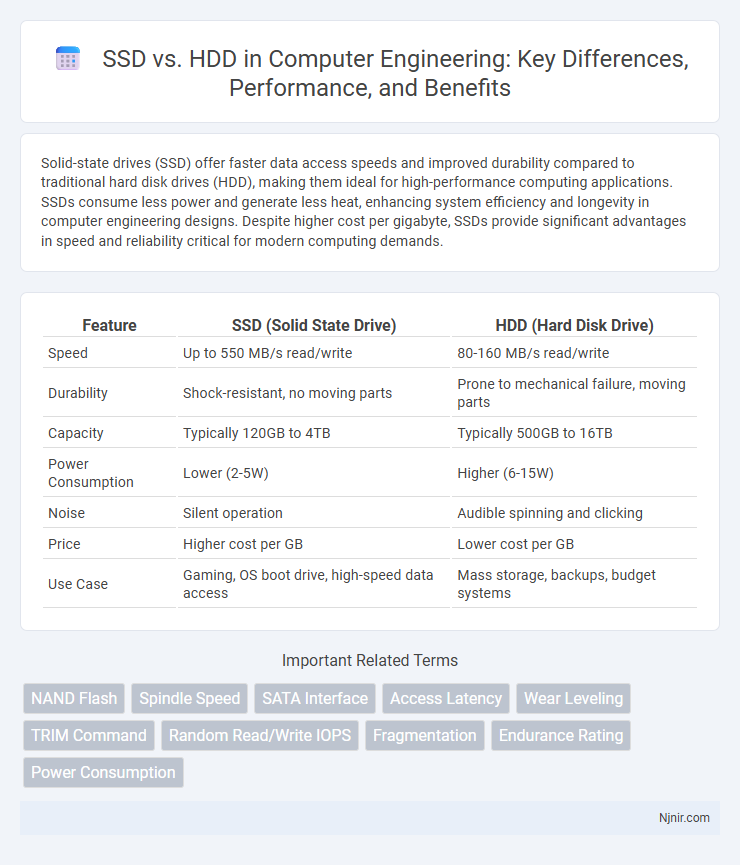 SSD vs. HDD in Computer Engineering: Key Differences, Performance, and Benefits
