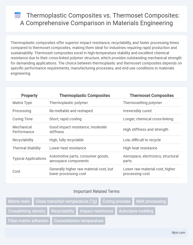 Thermoplastic Composites vs. Thermoset Composites: A Comprehensive Comparison in Materials Engineering