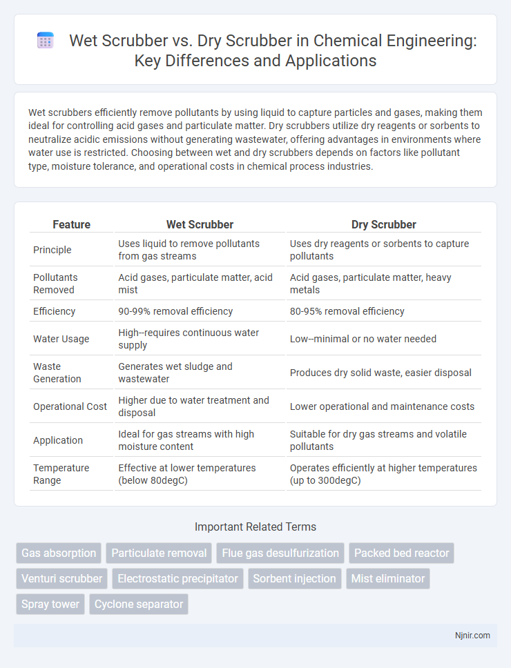 Wet Scrubber vs. Dry Scrubber in Chemical Engineering: Key Differences and Applications