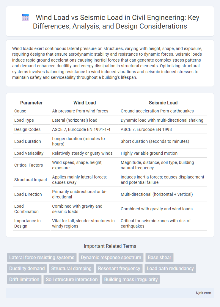 Wind Load vs Seismic Load in Civil Engineering: Key Differences, Analysis, and Design Considerations