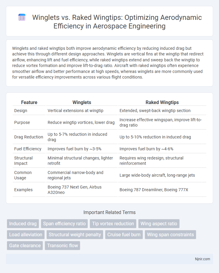 Winglets vs. Raked Wingtips: Optimizing Aerodynamic Efficiency in Aerospace Engineering