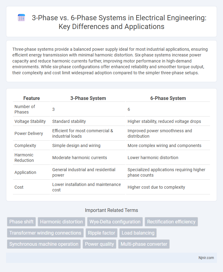 3-Phase vs. 6-Phase Systems in Electrical Engineering: Key Differences and Applications