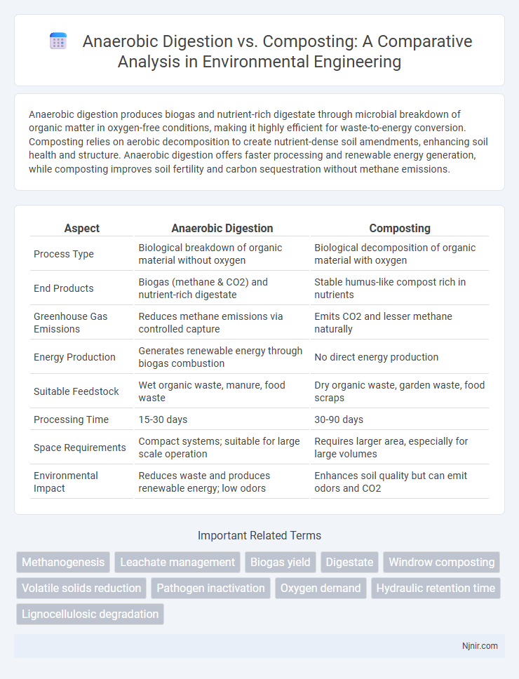 Anaerobic Digestion vs. Composting: A Comparative Analysis in Environmental Engineering