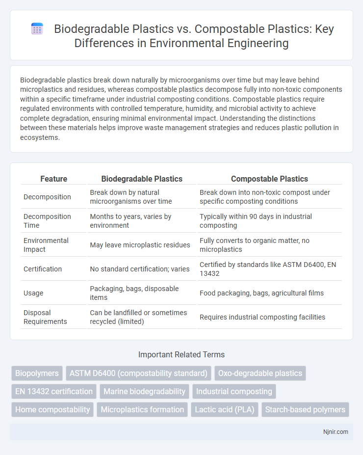 Biodegradable Plastics vs. Compostable Plastics: Key Differences in Environmental Engineering