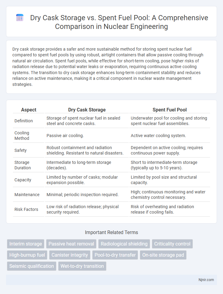 Dry Cask Storage vs. Spent Fuel Pool: A Comprehensive Comparison in Nuclear Engineering